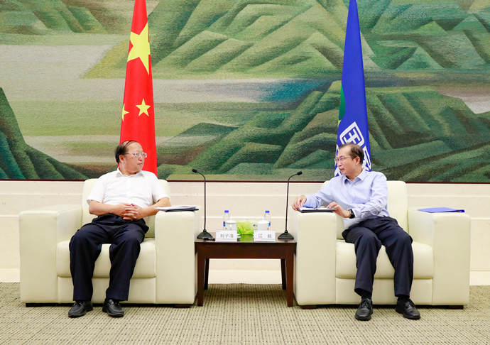 國家電投總經(jīng)理、黨組副書記江毅會見湖北省武漢市委常委、武漢經(jīng)開區(qū)工委書記劉子清