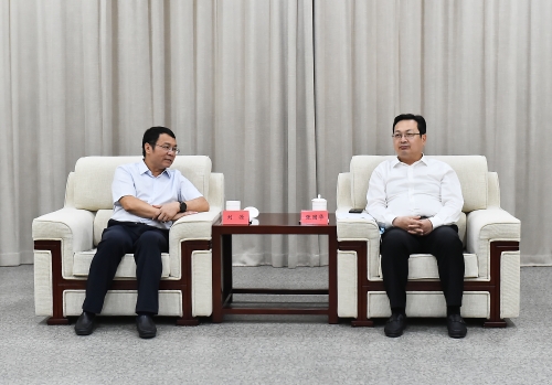 劉源拜會河北省委常委、副省長，雄安新區(qū)黨工委書記、管委會主任張國華