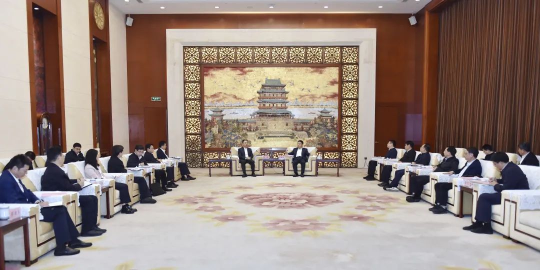 大唐集團(tuán)有限公司黨組書記、董事長鄒磊拜會江西省省長葉建春