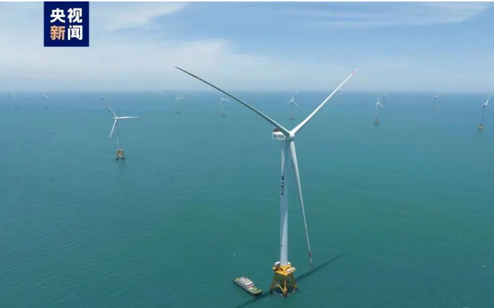 全球首臺16兆瓦超大容量海上風電機組并網發(fā)電！