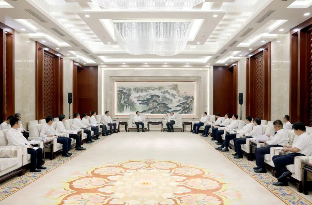 大唐集團(tuán)鄒磊、劉明勝拜會(huì)山東省委書記林武、省長(zhǎng)周乃翔