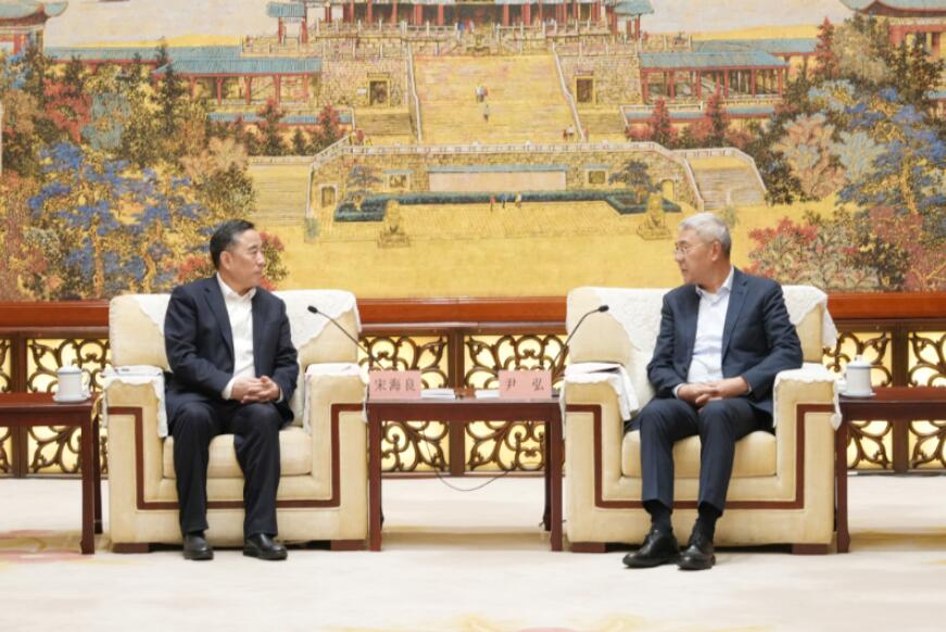宋海良拜會江西省委書記尹弘、省長葉建春并見證簽署戰(zhàn)略合作協(xié)議