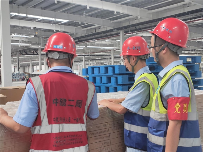中建二局北方公司華東分公司安慶項(xiàng)目部積極參