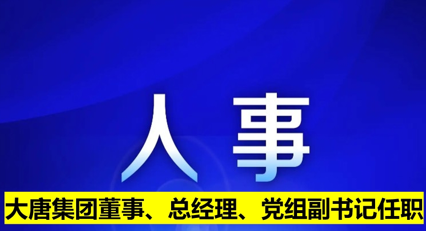 大唐集團董事、總經(jīng)理、黨組副書記任職
